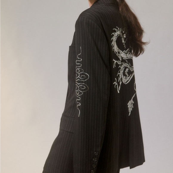 Bella Embellished Oversized Blazer - Picture 2 of 4